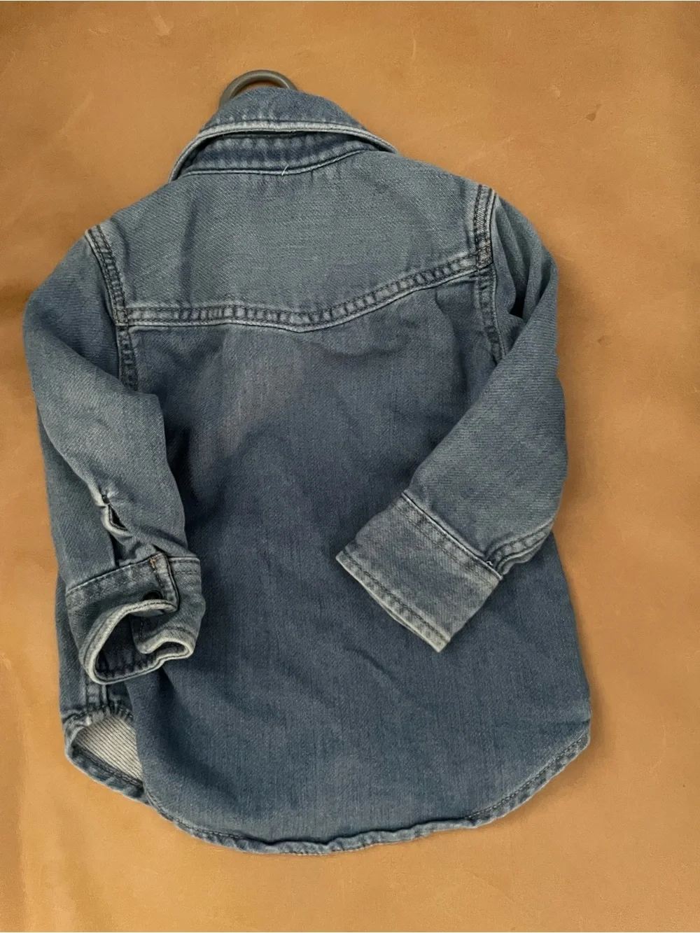GAP Light Blue Baby/Toddler Denim Button-Up Jacket